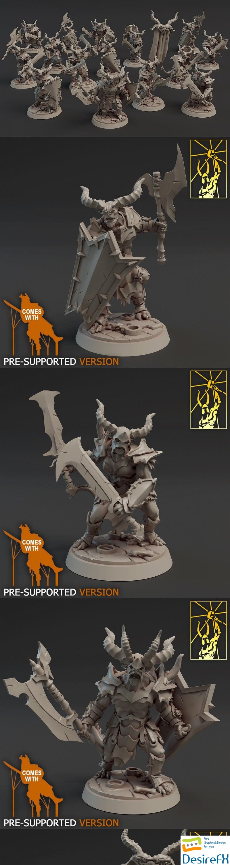 Demon Guards - 3D Print