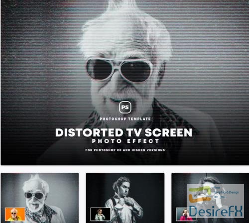 Distorted Tv Screen Effect - 945WQNX