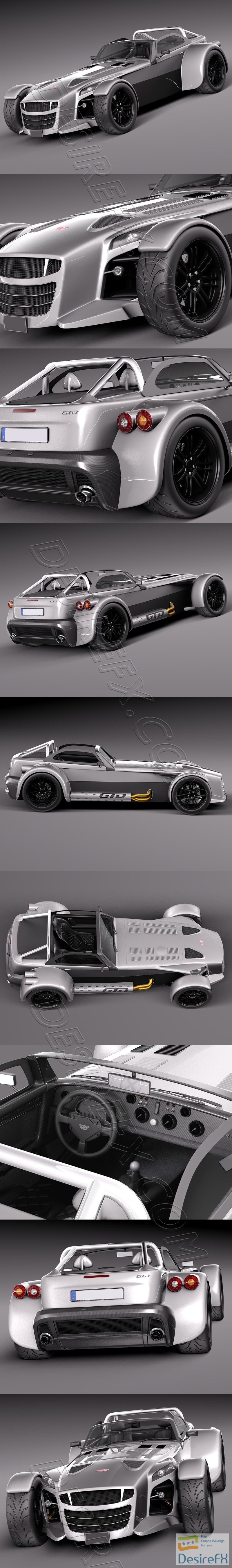 Donkervoort D8 GTO 2013 3D Model