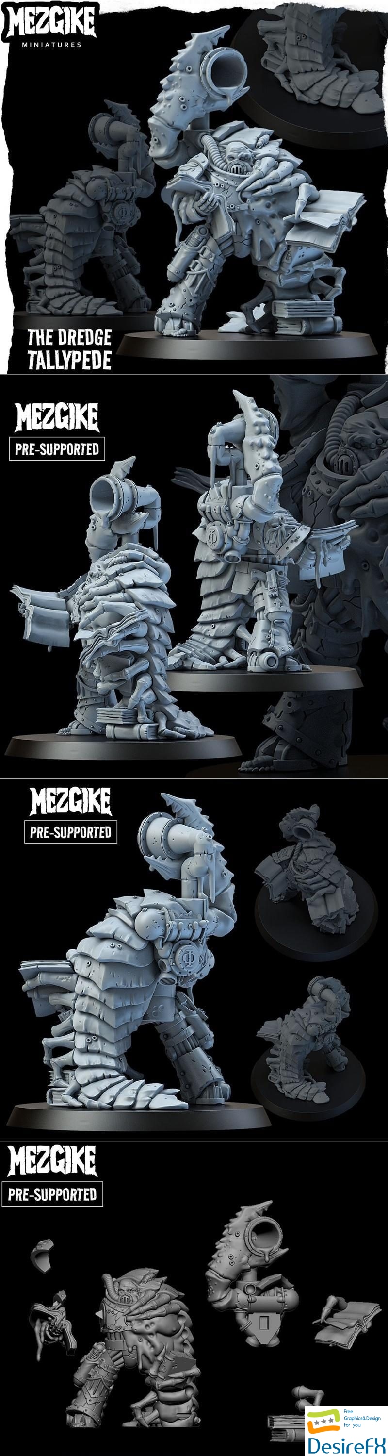 Dredgepede - Mezgike 3D Print