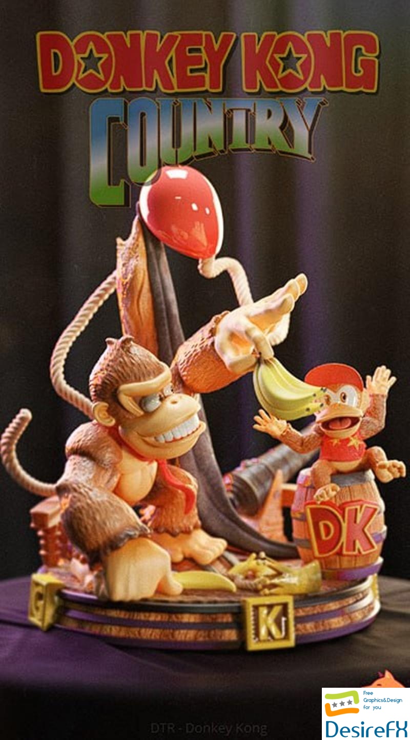 DTR - Donkey Kong 3D Print