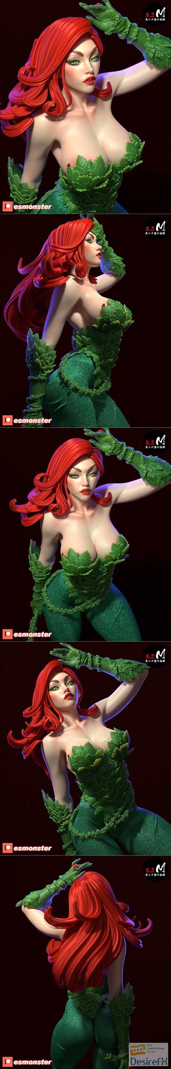E.S Monster – Poison Ivy – 3D Print