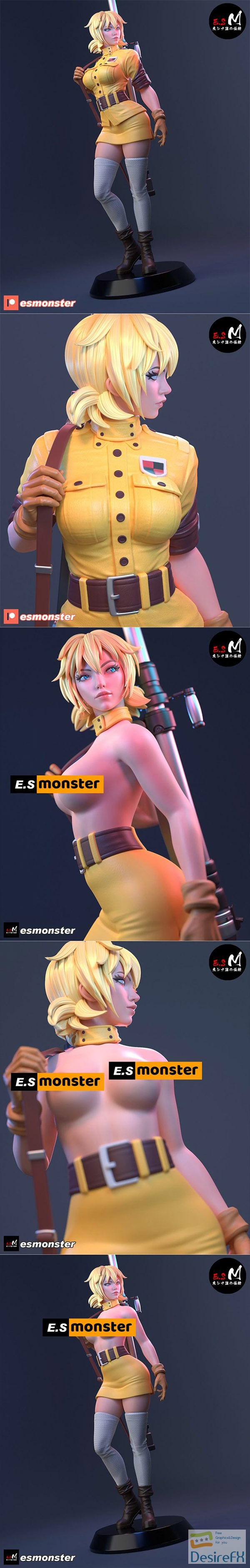 E.S Monster – Seras Victoria – 3D Print