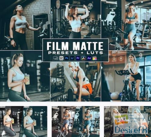 Film Matte Fitness Presets - luts Premiere Pro - 33J35XA