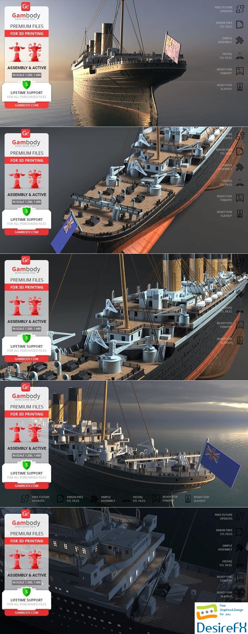 Gambody - Titanic 3D Print