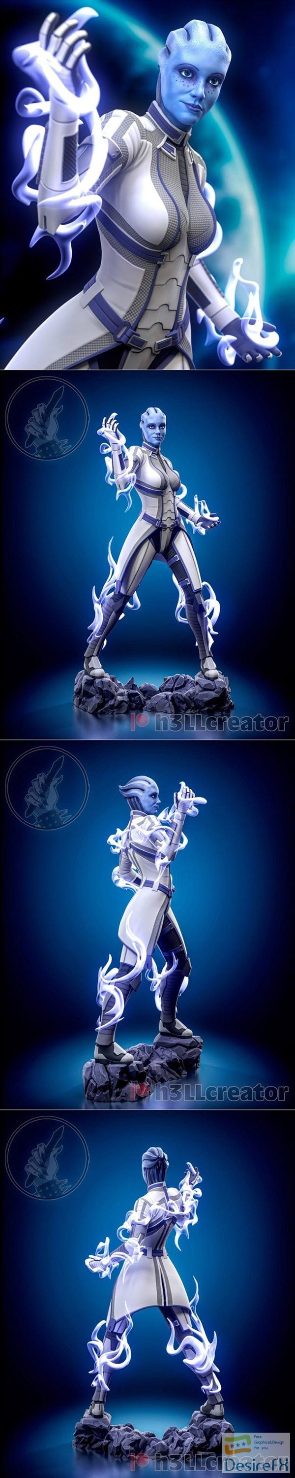 H3LL Creator – Liara v2 – 3D Print