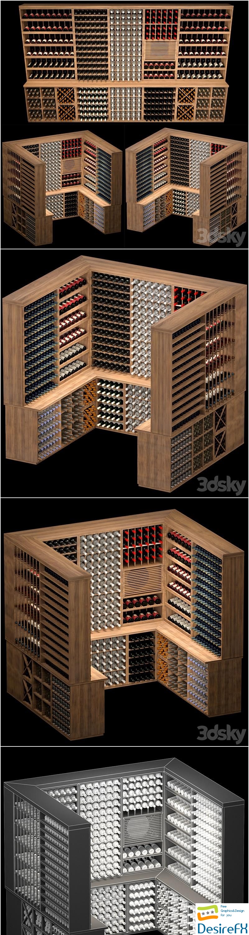 JC Wine Cellar 3 3D Model