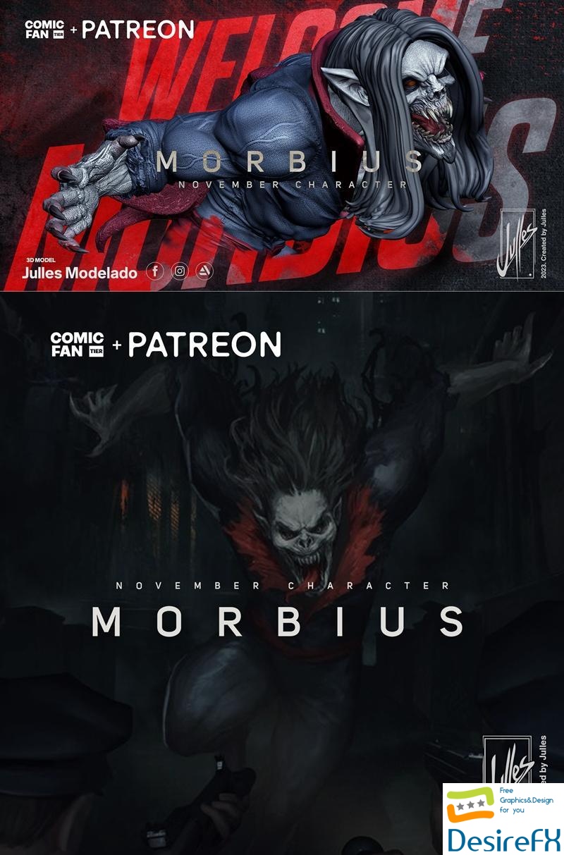 Julles Modelado - Morbius 3D Print