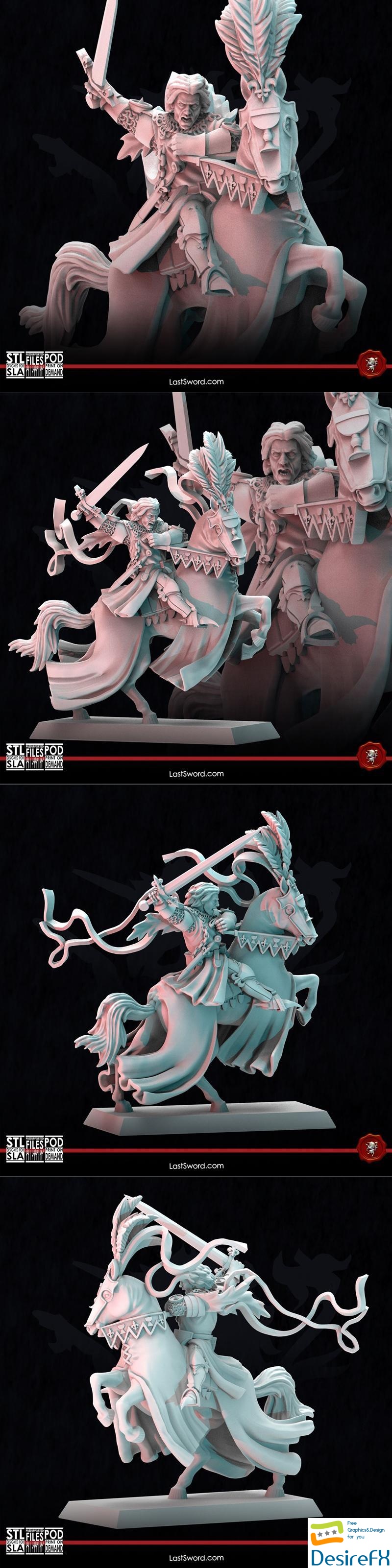 Last Sword Miniatures - Sir Agravaine 3D Print
