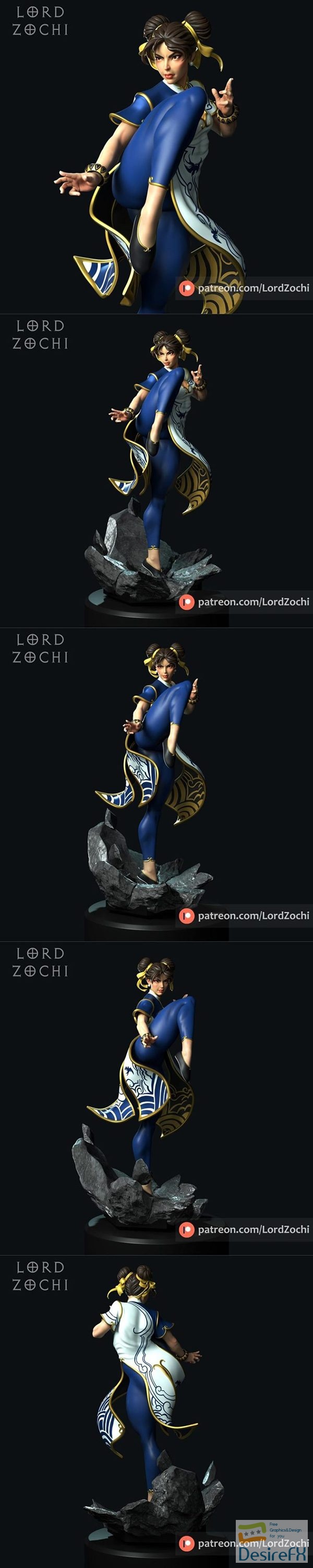 Lord Zochi – Chun Li – 3D Print