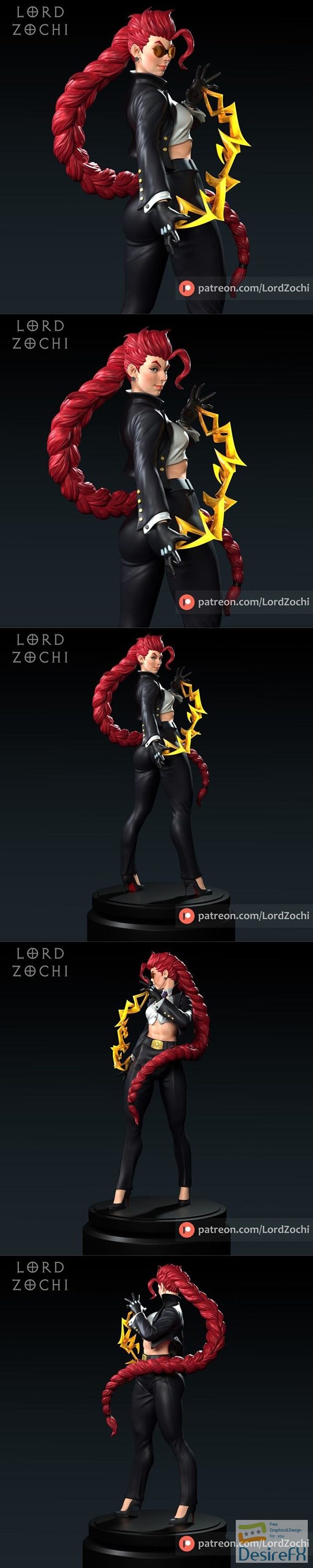 Lord Zochi – Crimson Viper – 3D Print