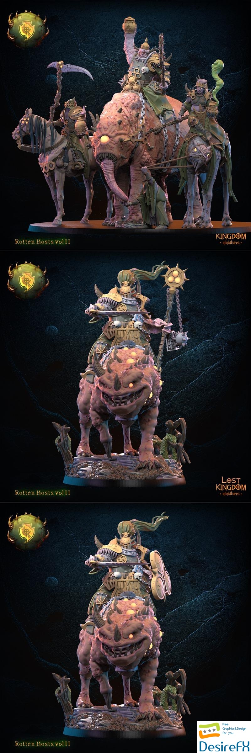 Lost Kingdom Miniatures January 2024 3D Print