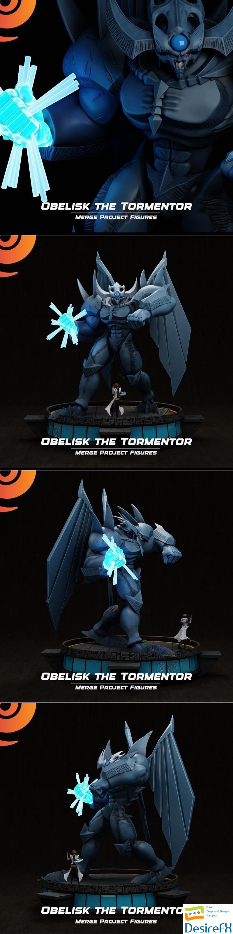 Merge Project Figures - Obelisk the Tormentor 3D Print