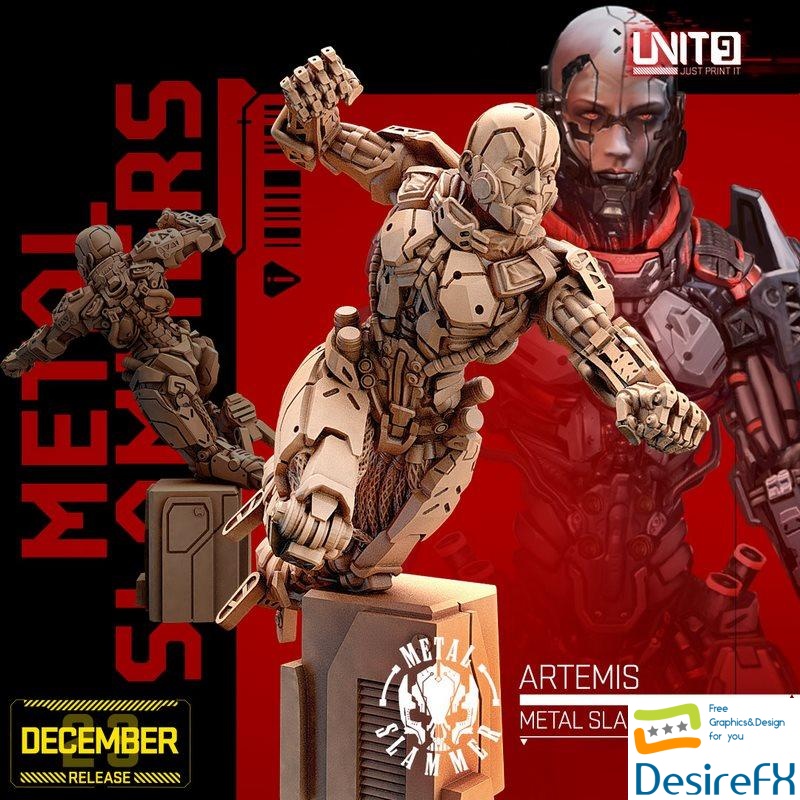 Metal Slammer - Artemis 01 - 3D Print