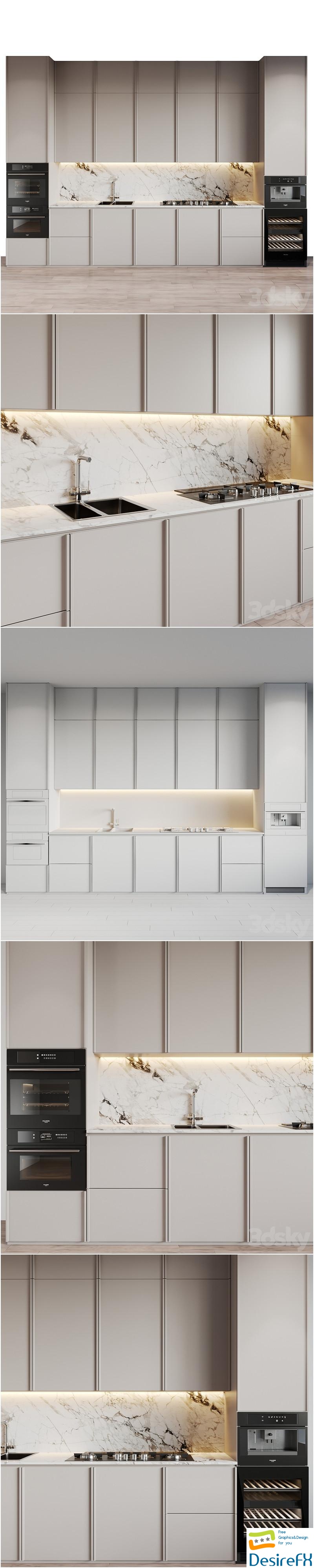 Modern kitchen 47 3D Model
