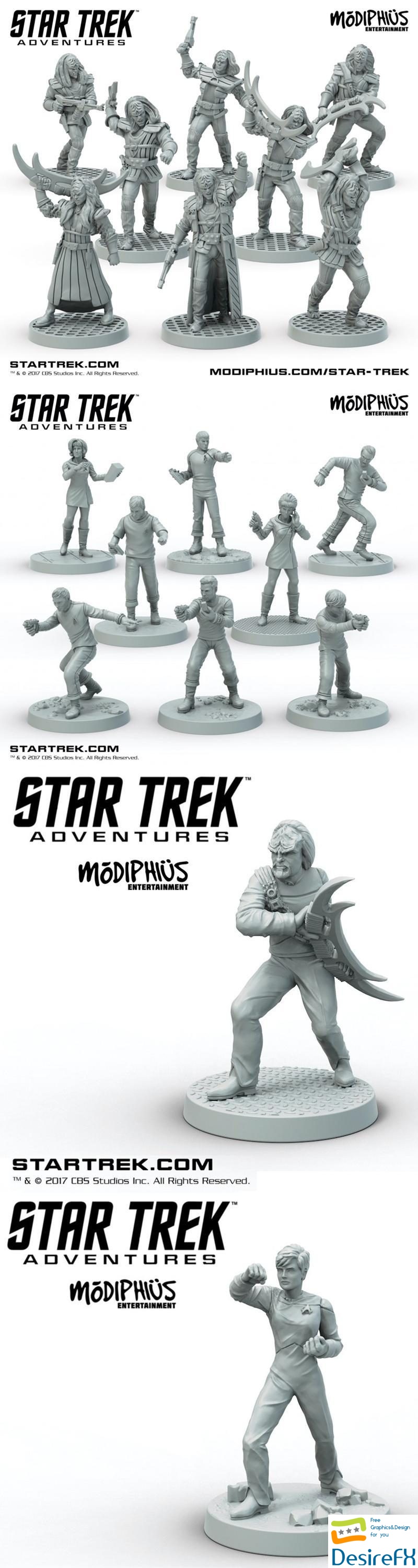Modiphius Entertainment - Star Trek Adventures 3D Print