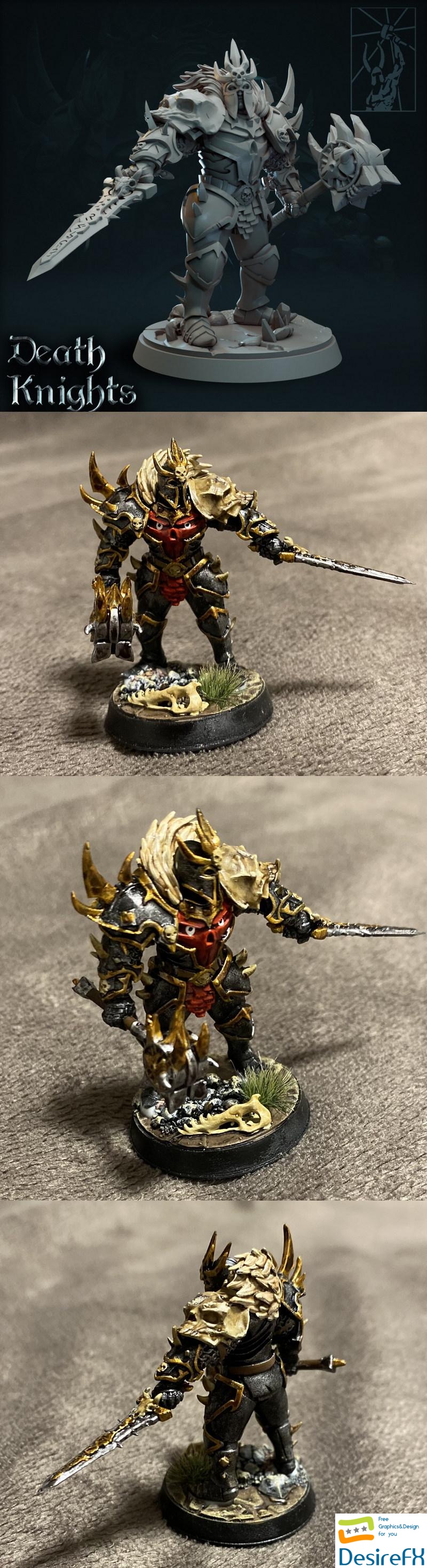 Mor-Zhal Death Lord on Foot - 3D Print Mosdel