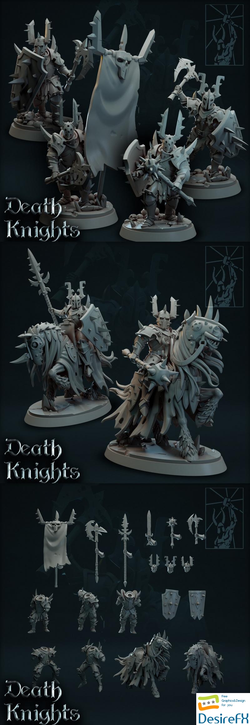 Mor-Zhal Knights - 3D Print