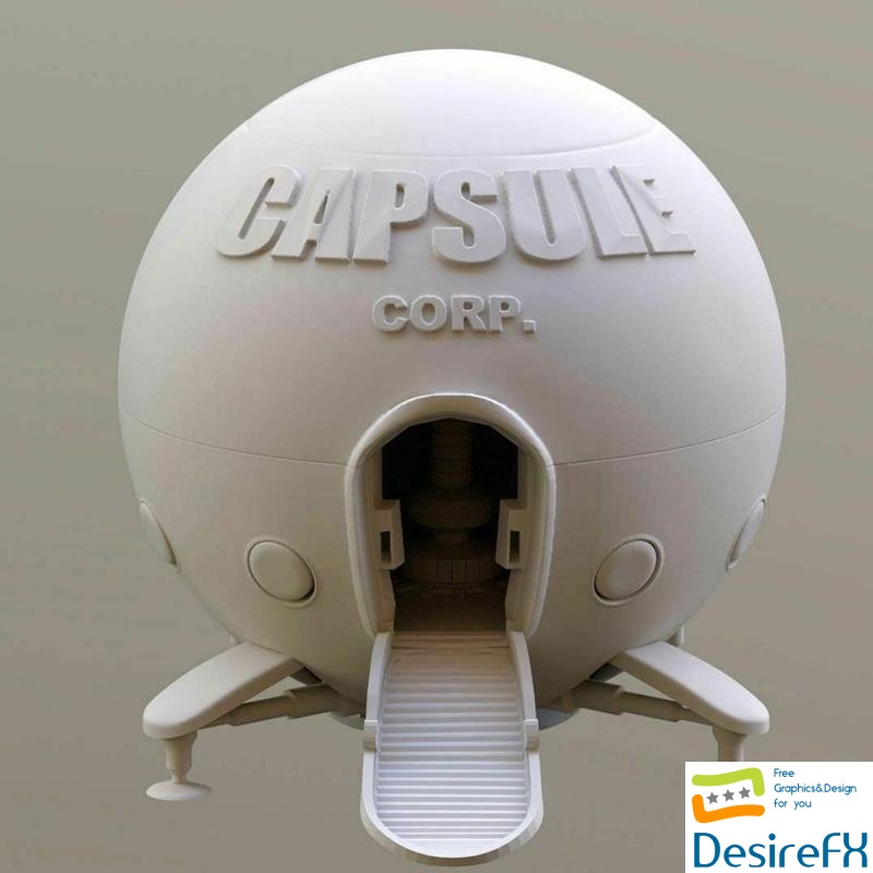 Nave Capsule CORP 3D Print