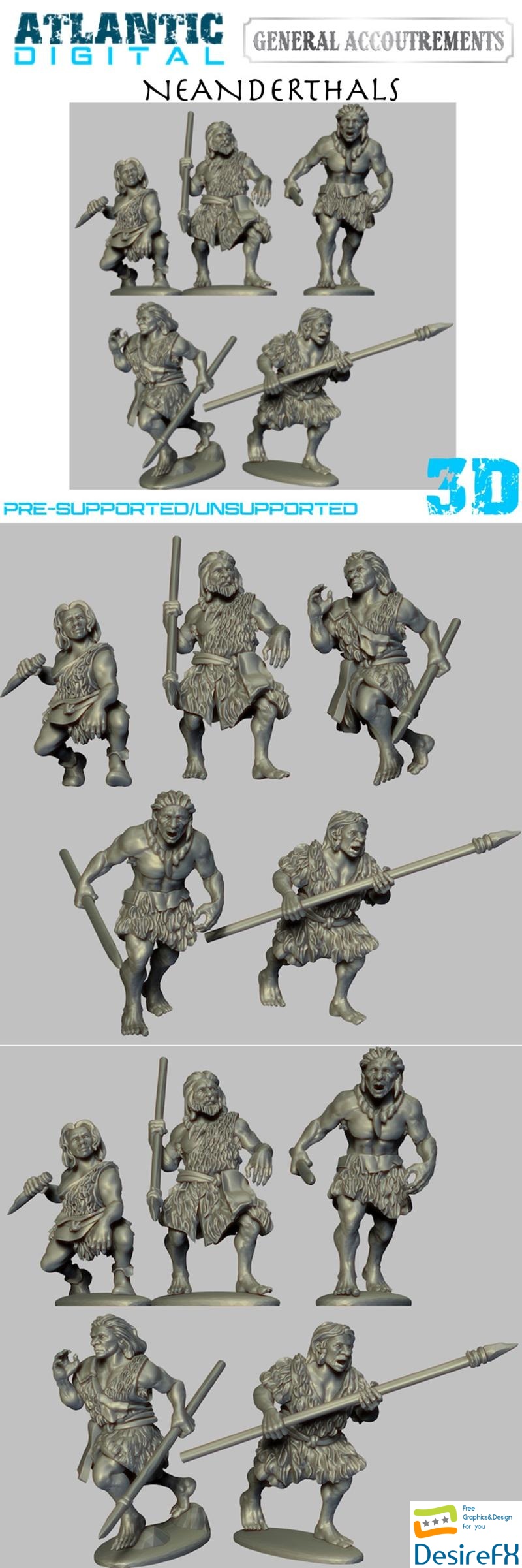 Neanderthals 3D Print