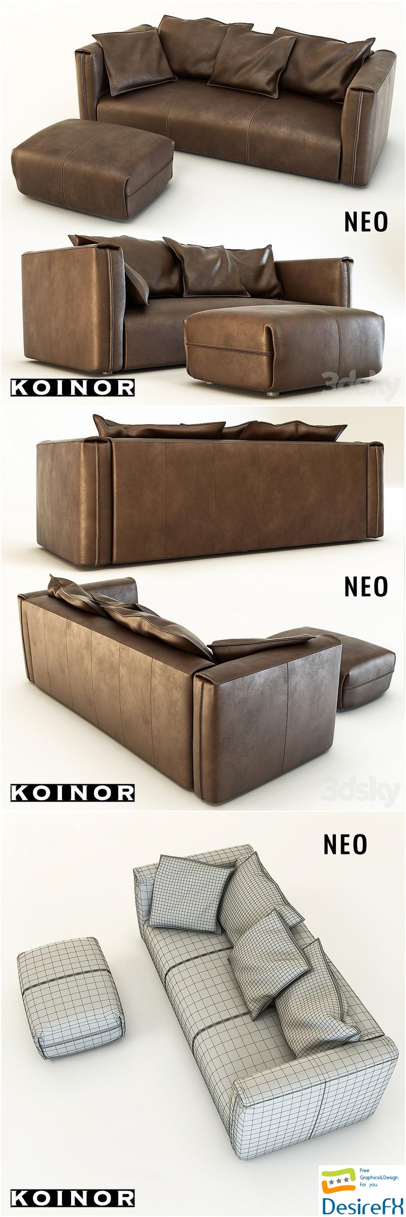 Neo sofa 3D Model