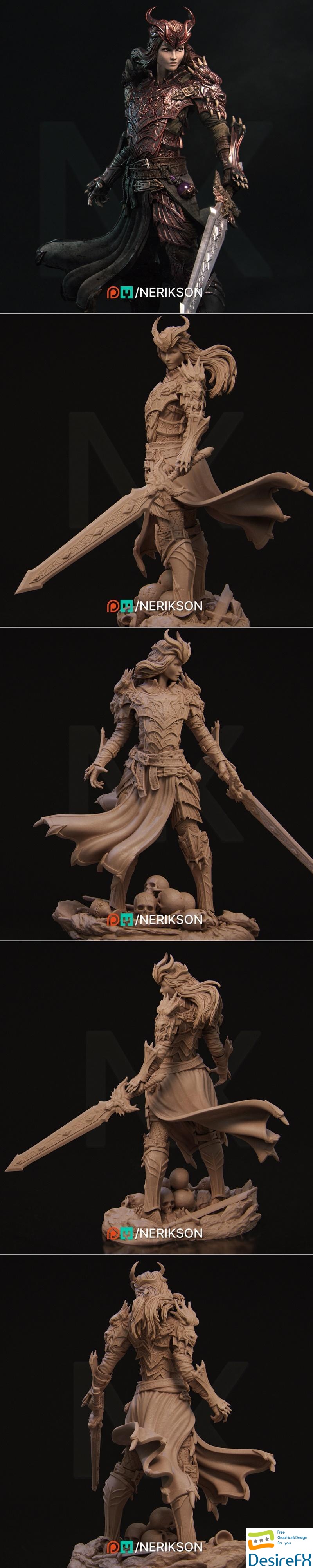 Nerikson - Aleehra Standing 3D Print