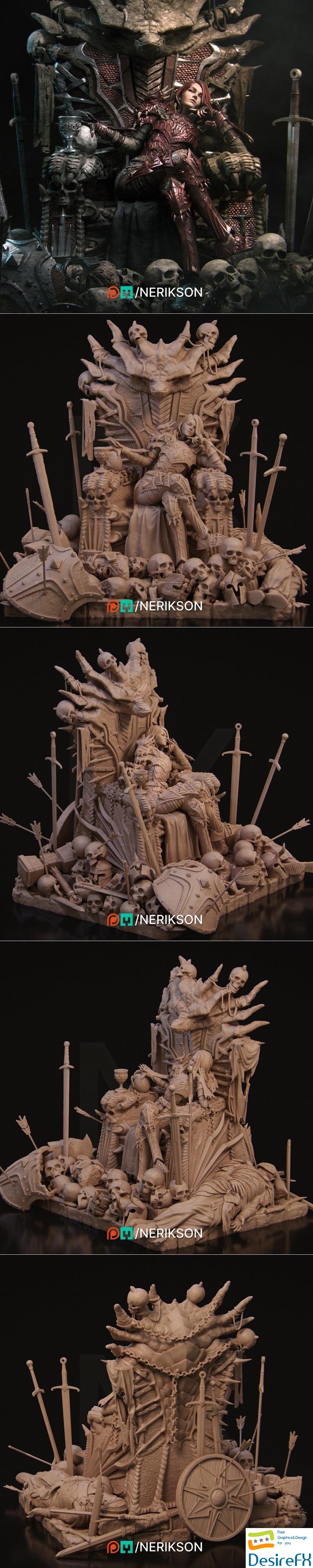 Nerikson - Aleehra the Dragon Knight 3D Print