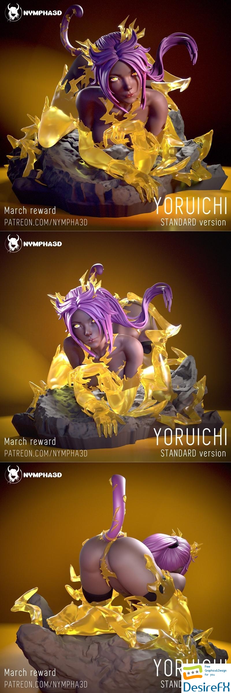 Nympha - Yoruichi 3D Print