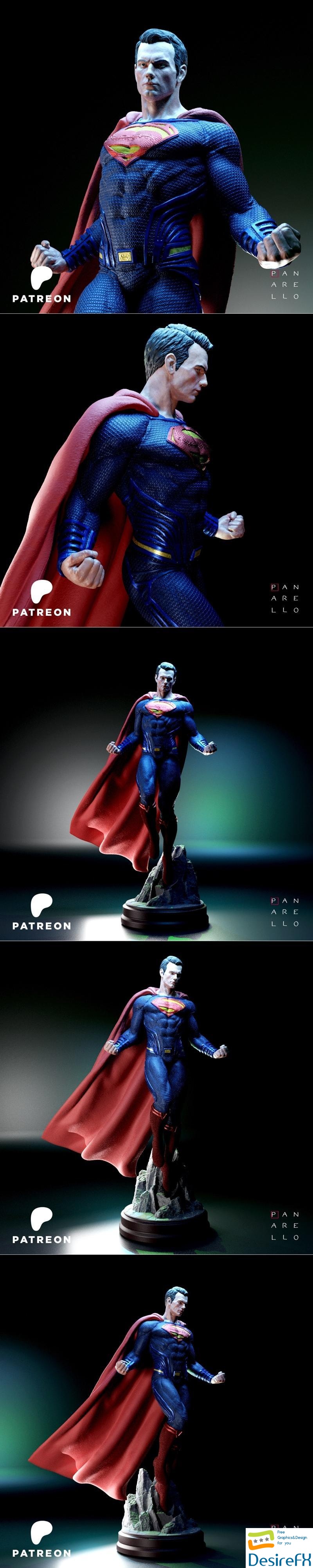 Panarello - Superman - Henry Cavill 3D Print
