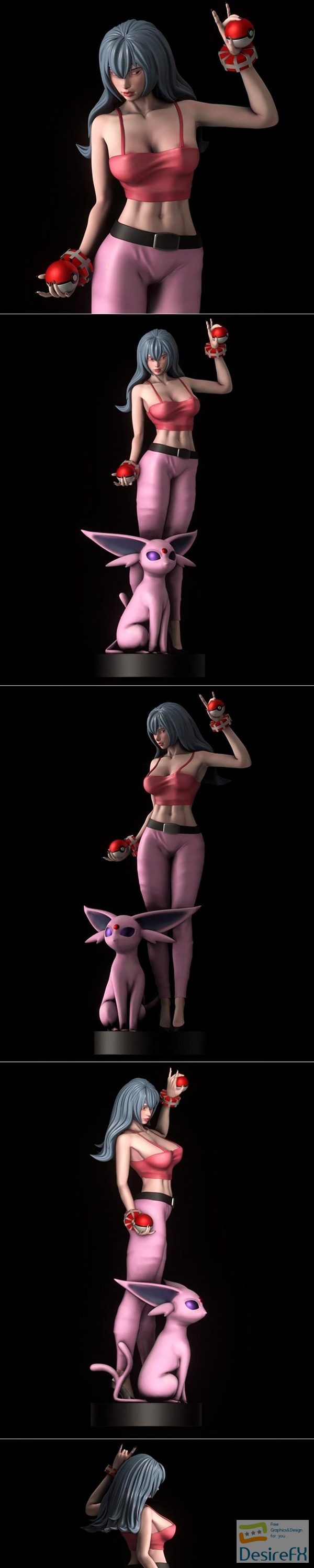 PgGasta – Sabrina Pokemon – 3D Print