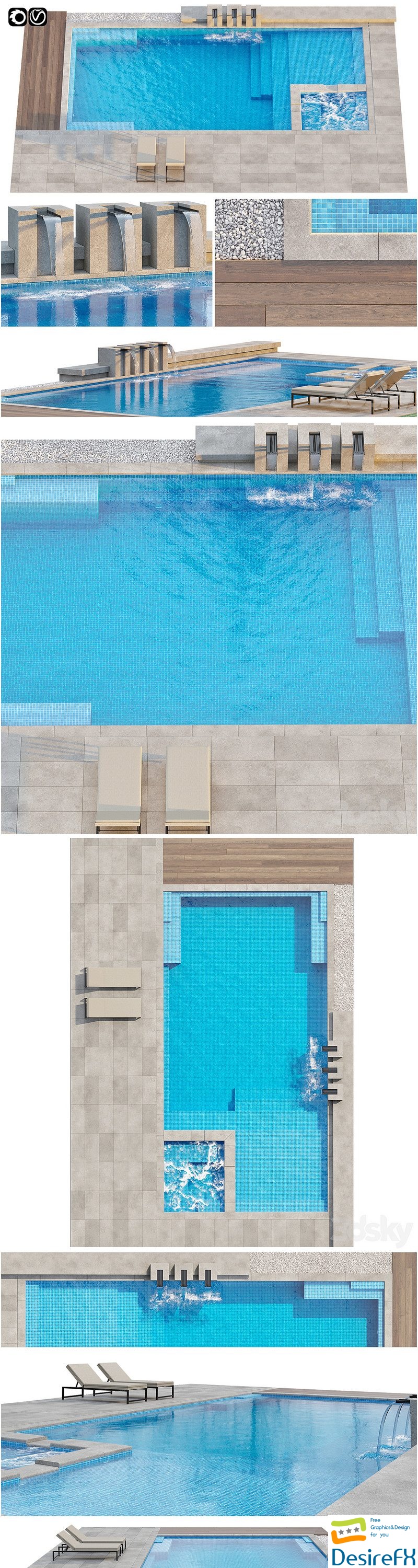 Pool 01 3D Model