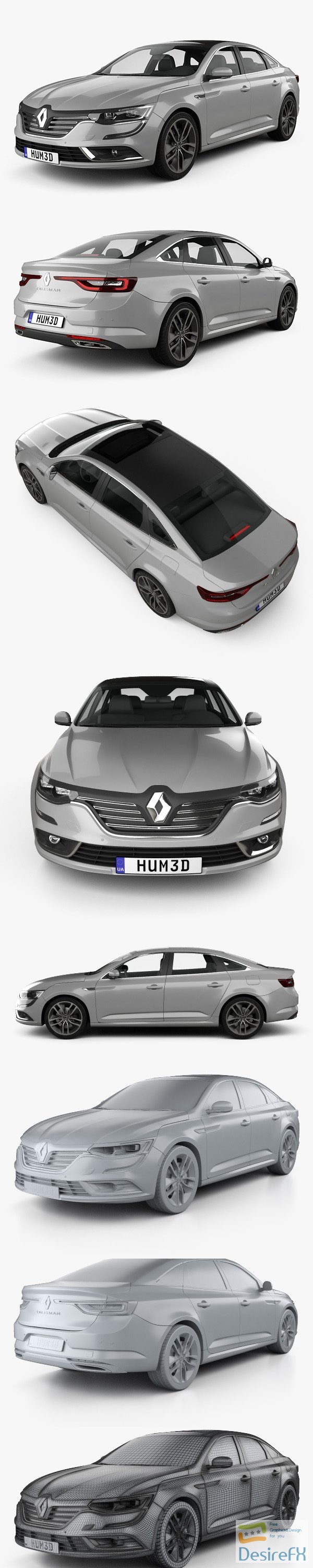 Renault Talisman 2019 3D Model