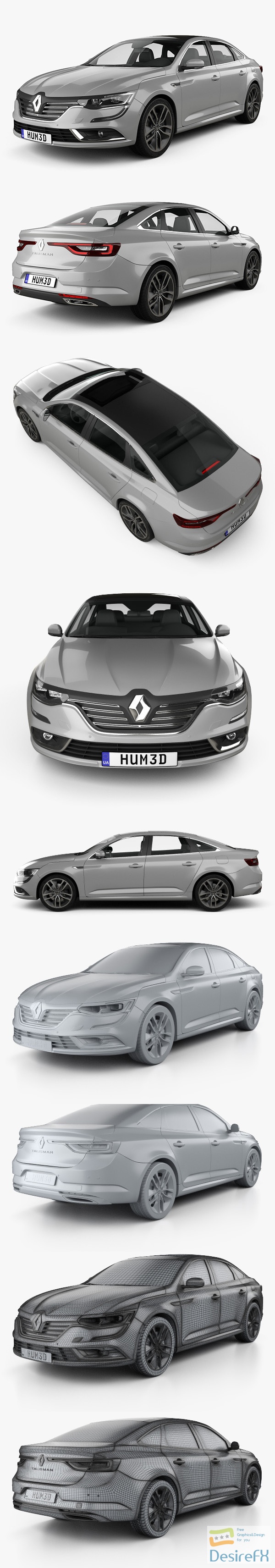 Renault Talisman 2019 3D Model