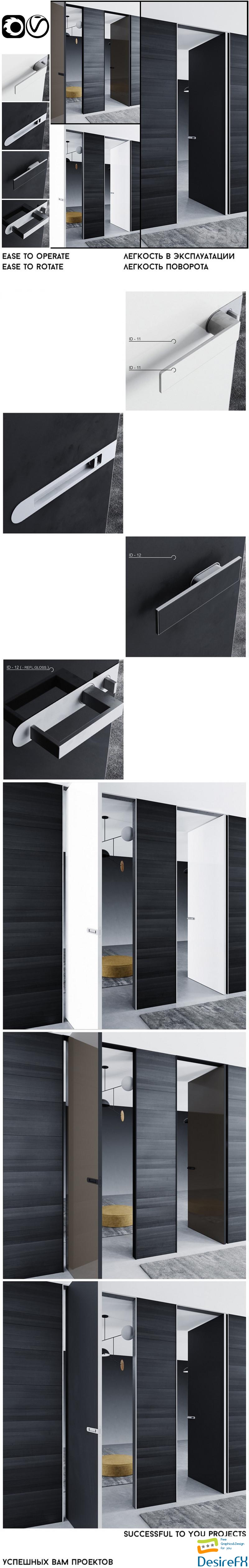 Rimadesio doors Aura _ doors for office and home 3D Model