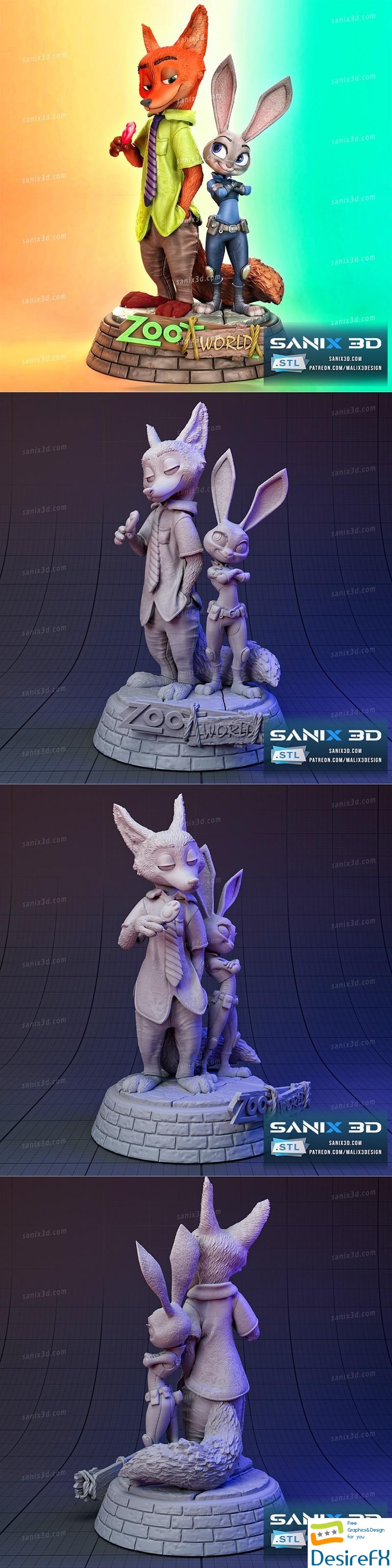 Sanix - Zootopia 3D Print