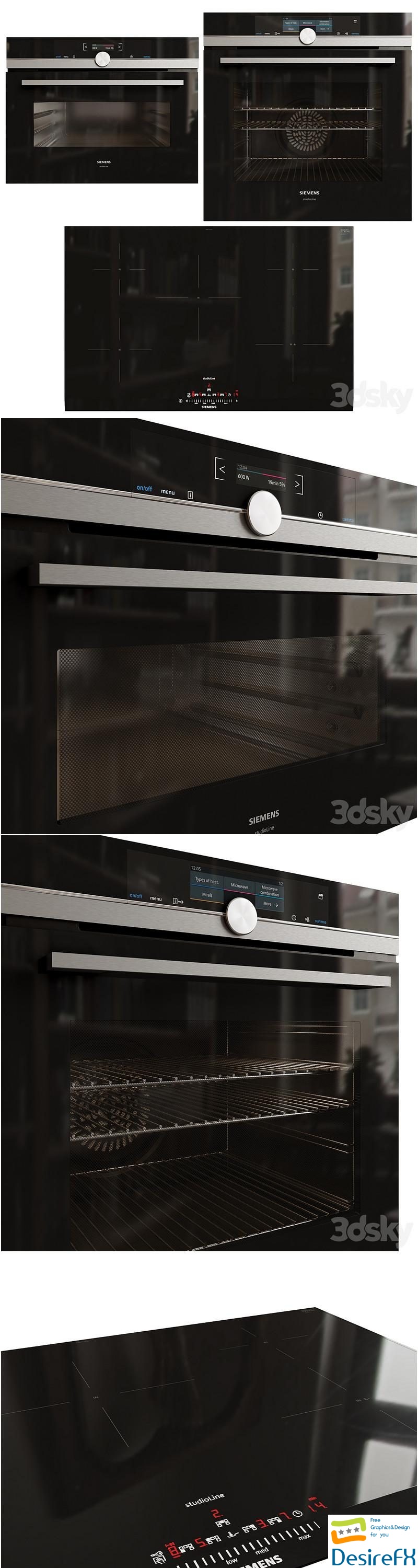 Siemens Appliances Set 3D Model
