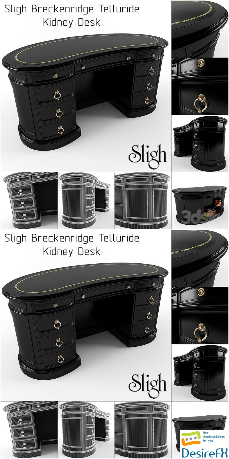 Sligh, table 3D Model