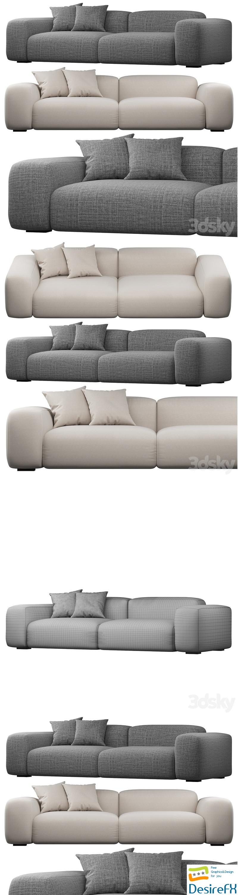 Sofa 1 by SIORI 3D Model