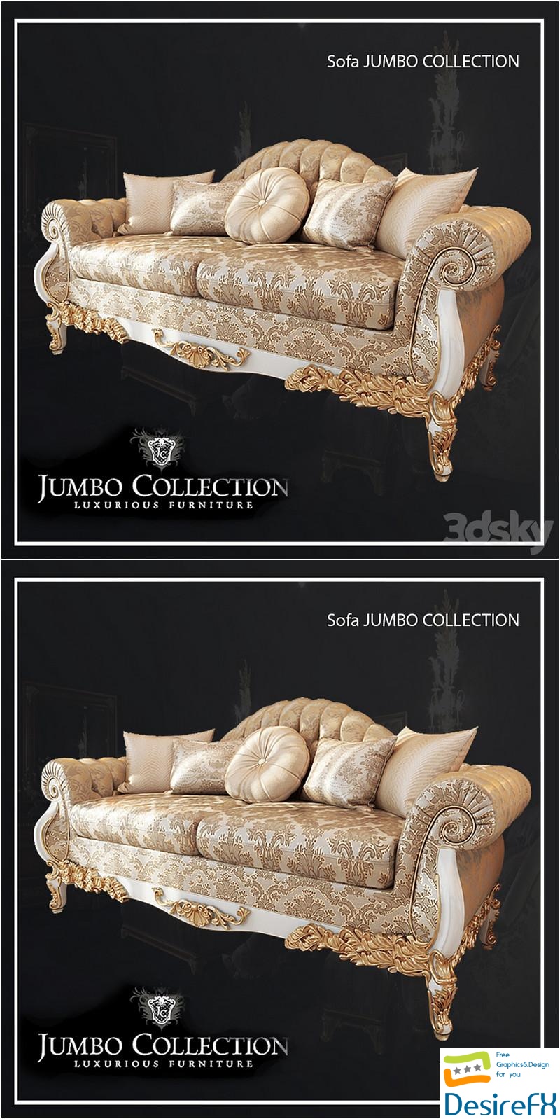 Sofa JUMBO COLLECTION 3D Model