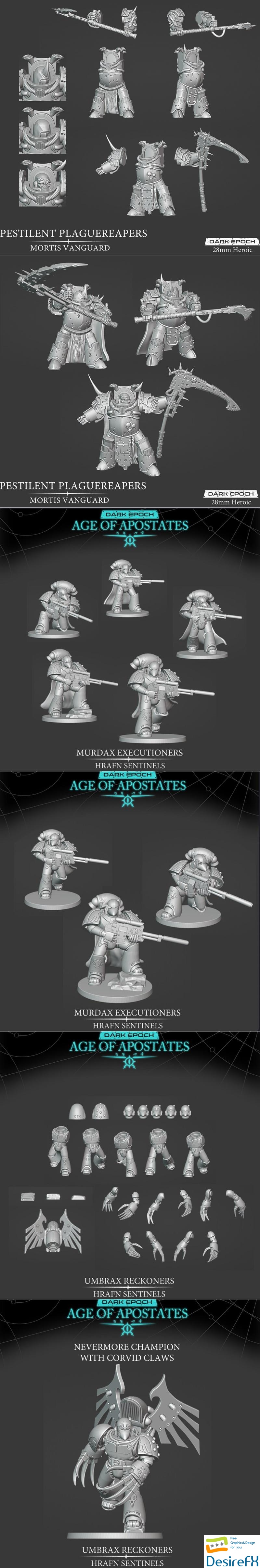 Stainless Minis Collection 3D Print