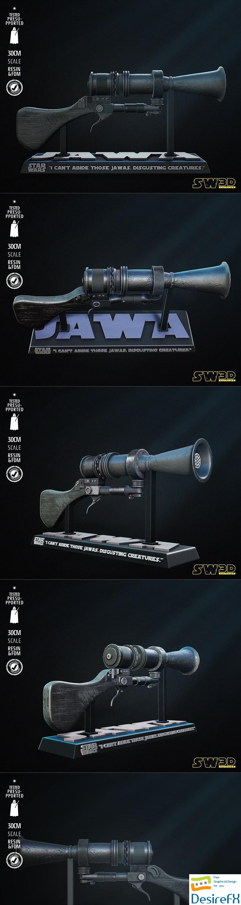 Star Wars - Jawa Blaster 3D Print