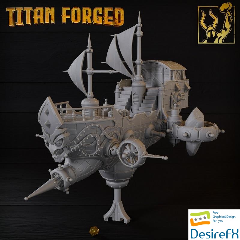 Titan Forged - Galleon - 3D Print