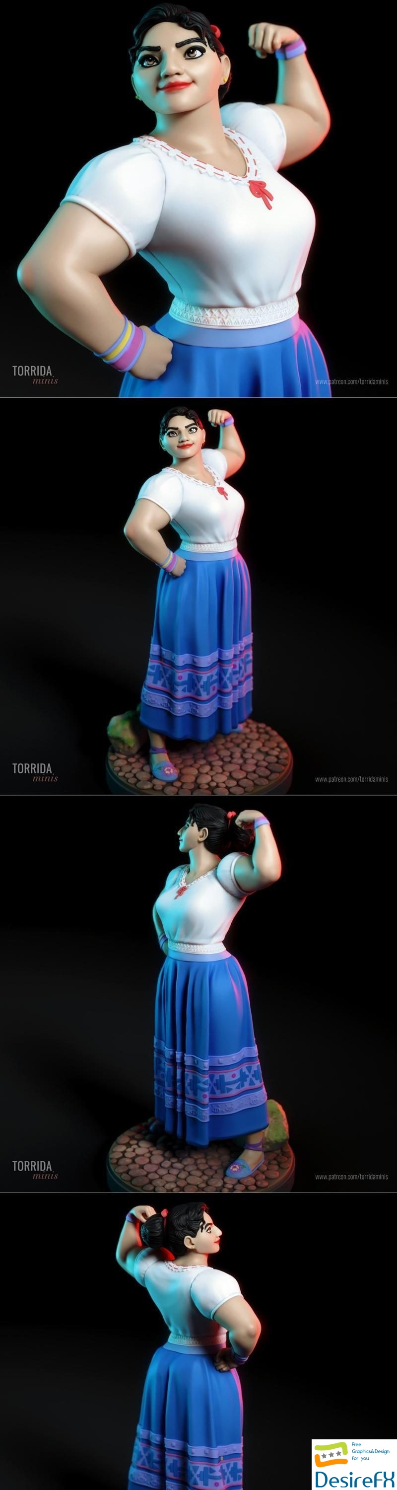 Torrida Minis - Luisa 3D Print