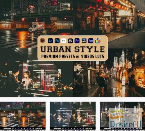 Urban Style Luts Video & Presets Mobile Desktop - ECPW6S6