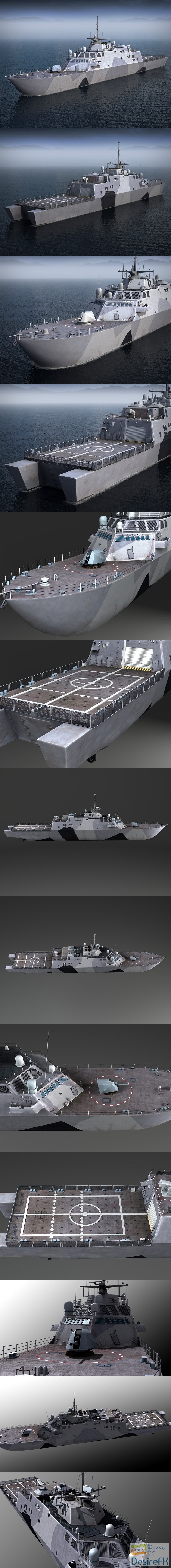 USS Independence LCS-1 3D Model