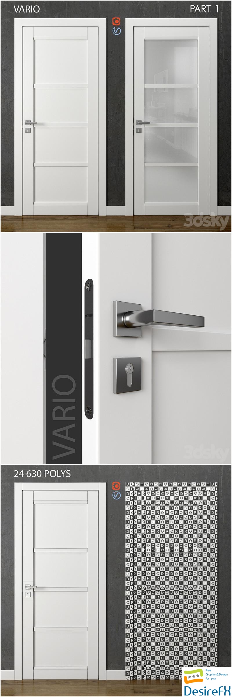 Vario doors Volkhovets part 1 3D Model