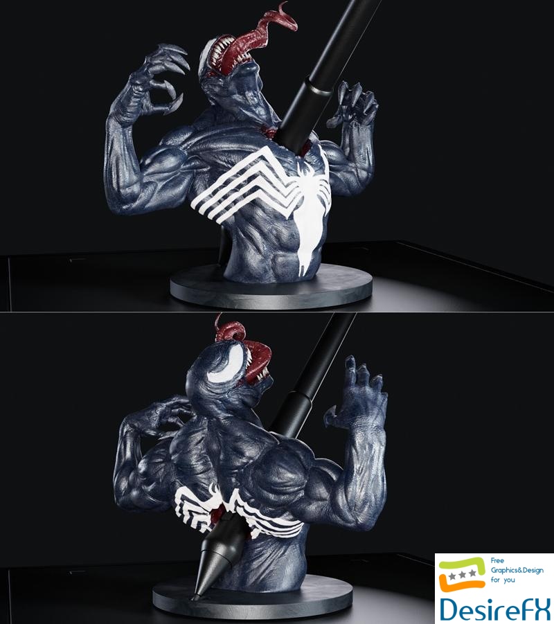 Venom Pen Holder 3D Print