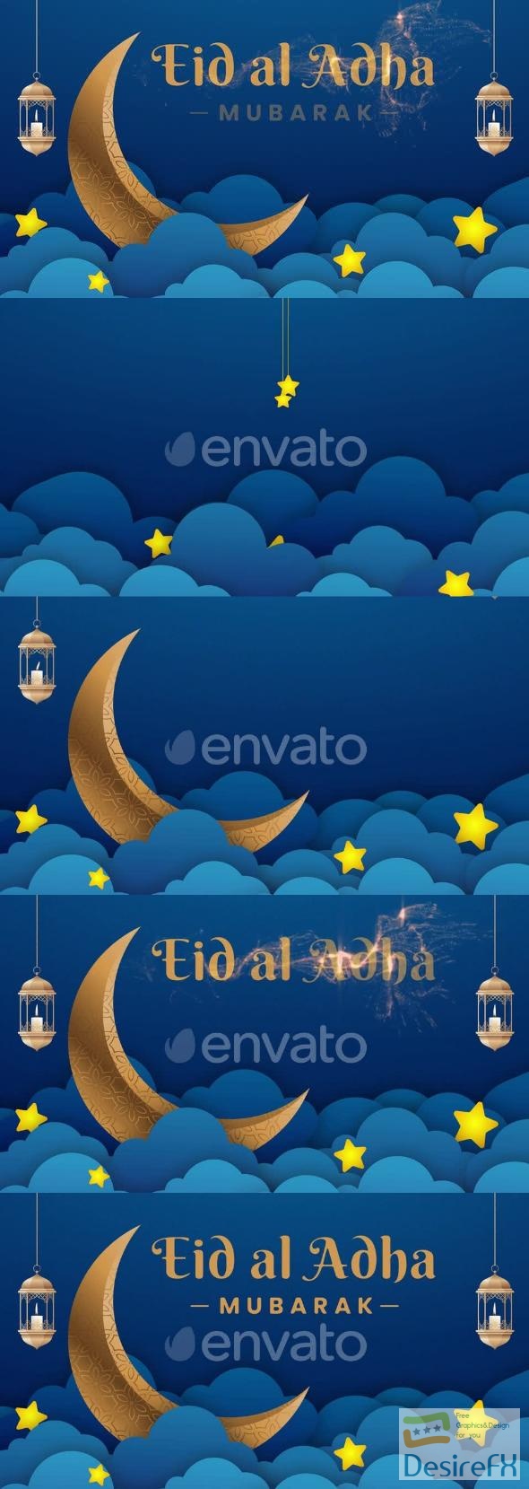 VideoHive Eid Al Adha Mubarak Animated Greeting 44715959