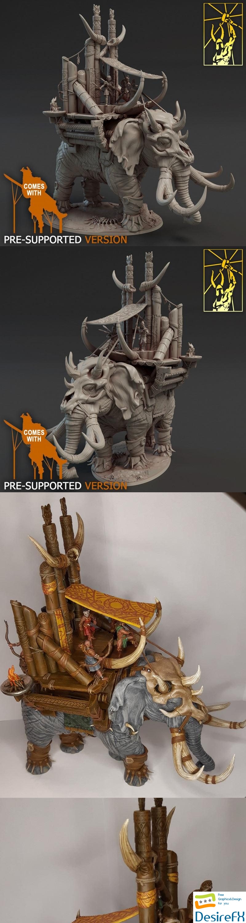 Wakaturu War Beast - 3D Print