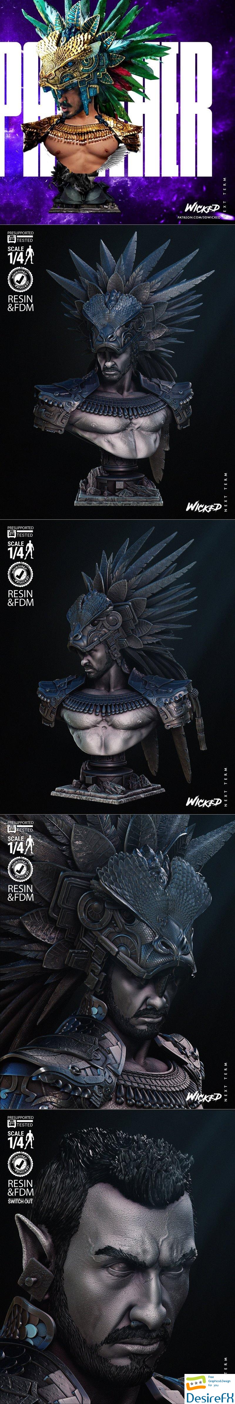 Wicked - Namor Portrait Bust 3D Print